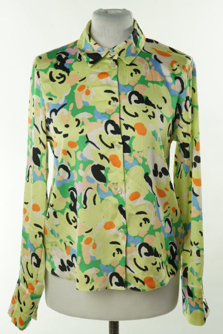 Koszula zielona w ciapki, PRIMARK