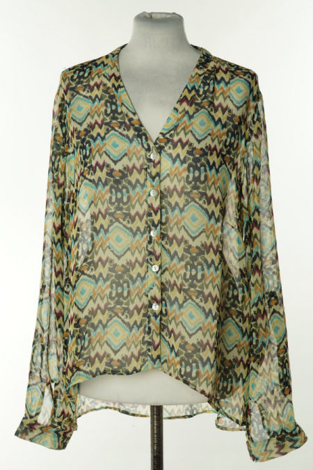 Koszula prześwitująca kolorowa