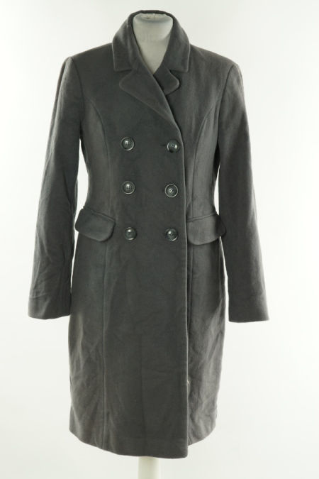 Płaszcz szary(70%WEŁNA)(10%KASZMIR)