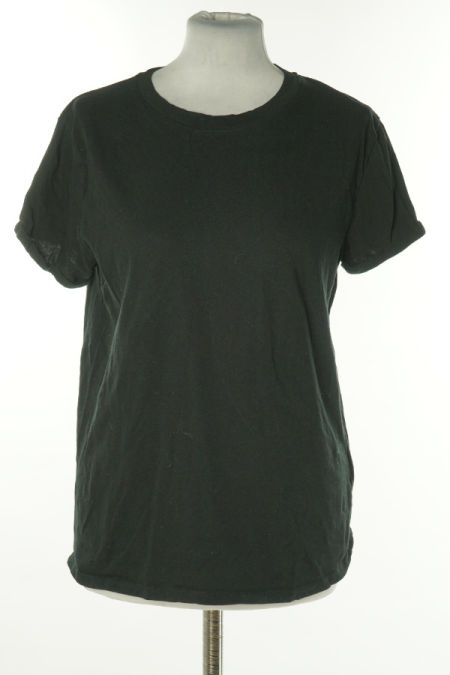 Koszulka czarna gładka bawełniana