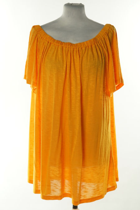 Bluzka pomarańczowa z krótkim rękawem