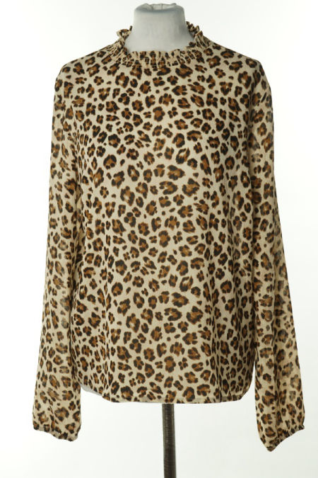 Bluzka beżowa w cętki