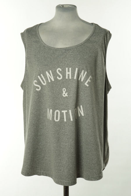 Koszulka szara w biały napis