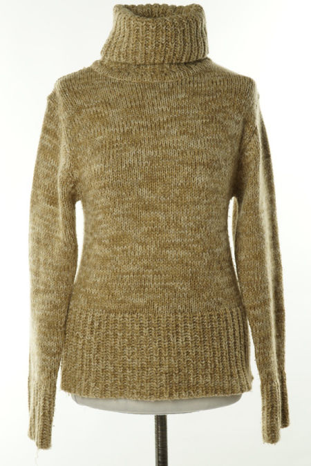 Sweter beżowy golf, H&M