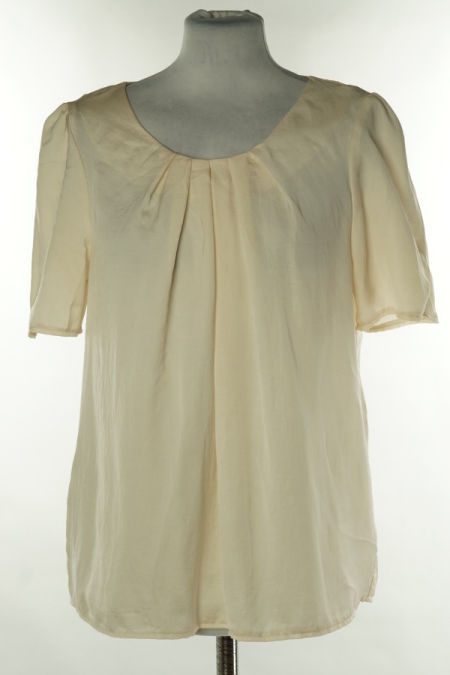 Bluzka beżowa a'la satyna