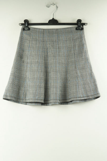 Spódnica biało-czarna w kratkę