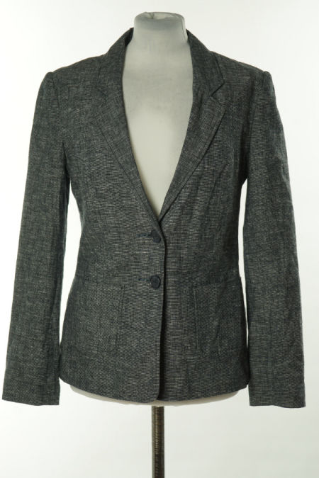 Marynarka grafitowa z lnem (52%)