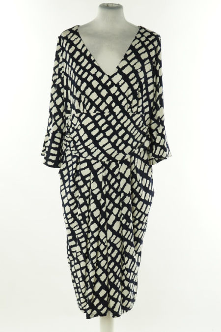 Sukienka czarna w białe ciapki