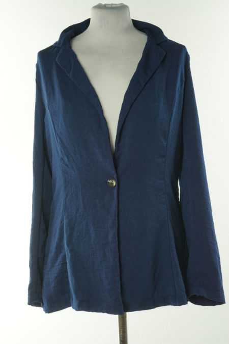 Marynarka cienka granatowa taliowana