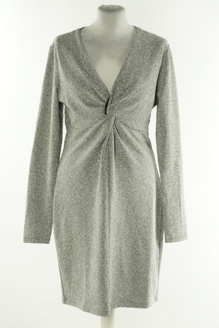 Sukienka srebrna błyszcząca, H&M