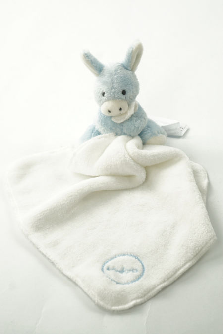 Przytulanka niebiesko-biała