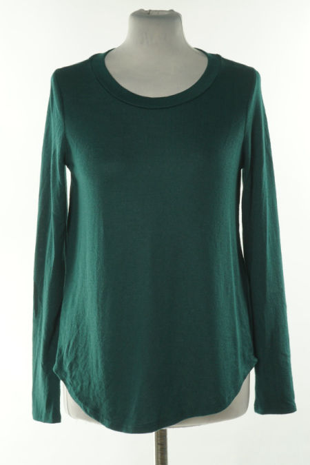 Sweter zielony cienki