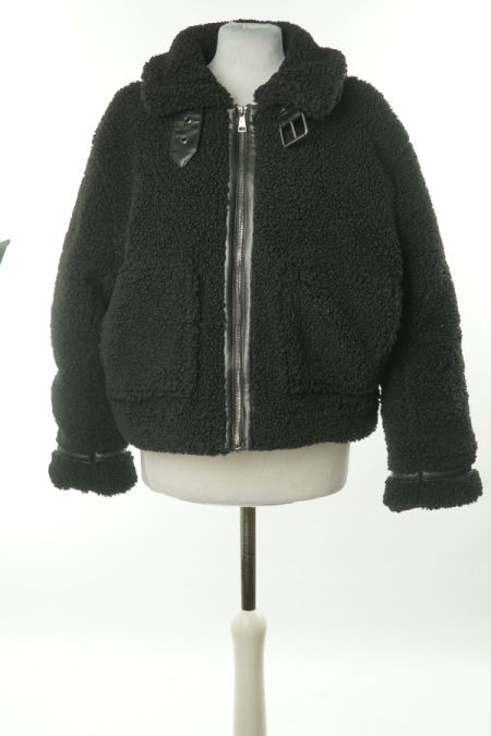 Kurtka czarna baranek