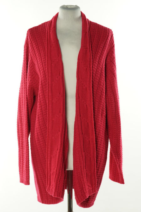 Narzutka sweterkowa różowa