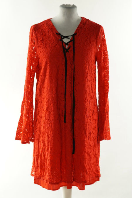 Sukienka czerwona koronkowa