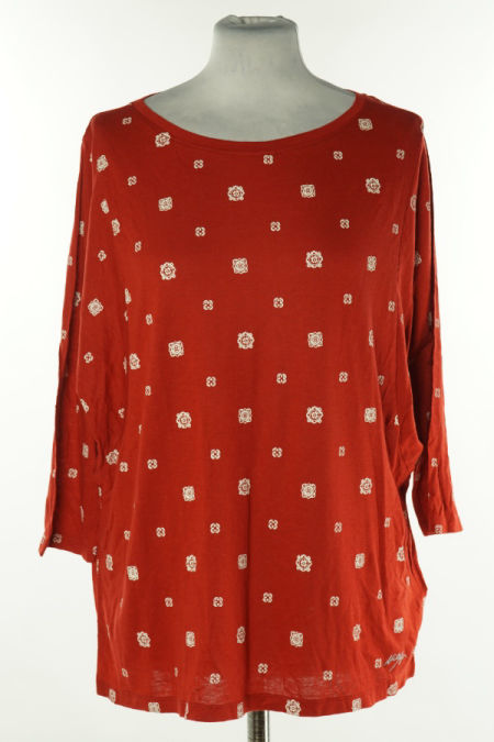 Koszulka ceglasta, TOMMY HILFIGER