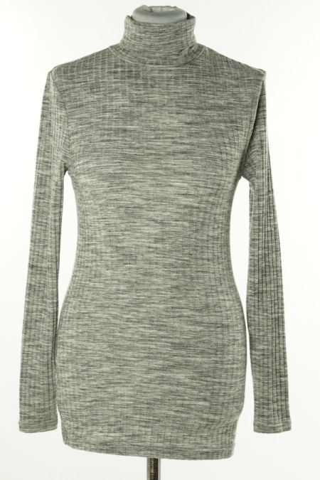 Bluzka szara melanż prążkowana