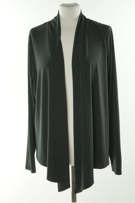 Narzutka czarna z koronkowym tyłem