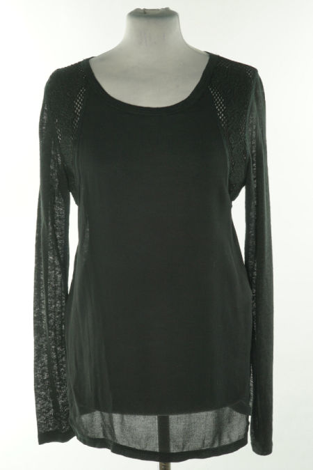 Bluzka cienka sweterkowa prześwitująca, ZARA
