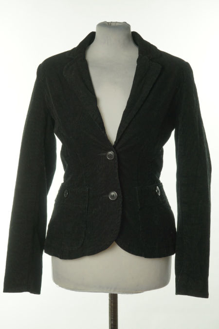 Marynarka czarna sztruksowa