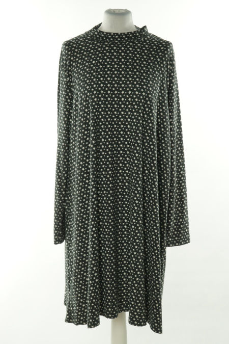 Sukienka czarna w białe gwiazdki