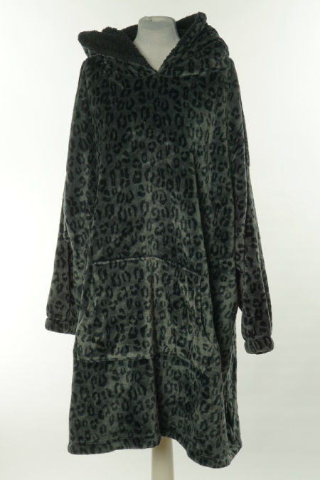 Szlafrok szary w cętki