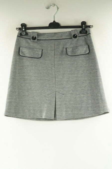 Spódnica szaro-czarna