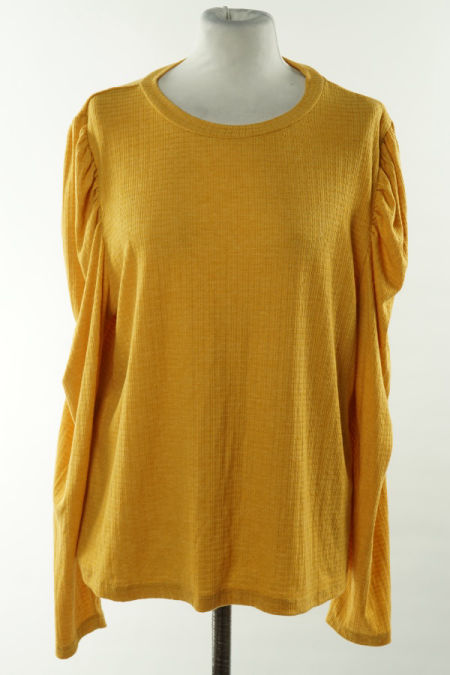 Bluzka żółta z długim rękawem