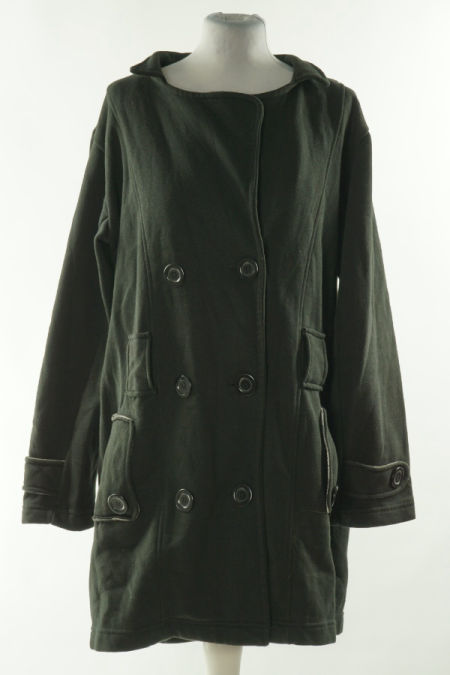 Płaszcz cienki czarny bawełniny