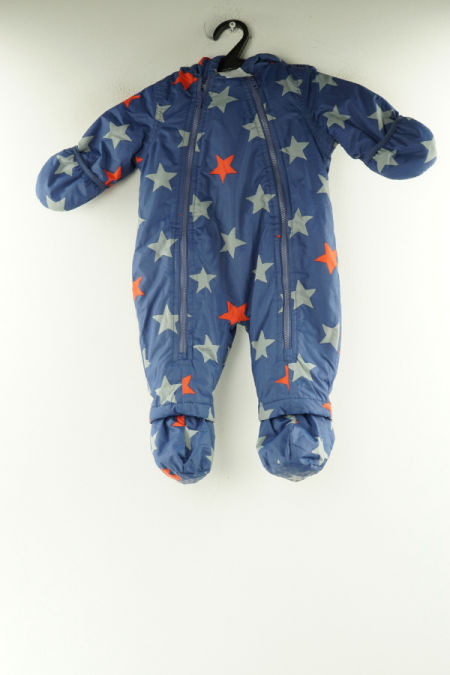 Kombinezon niebieski w gwiazdki na polarze