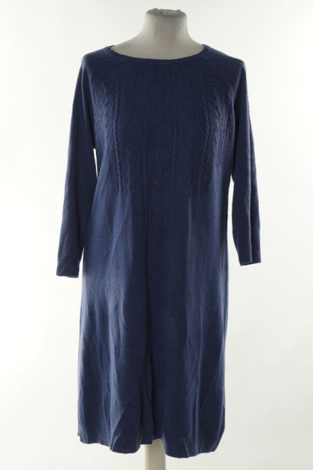 Sukienka sweterkowa fioletowa