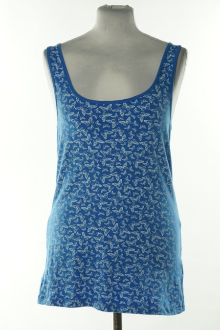 Koszulka niebieska w motyle