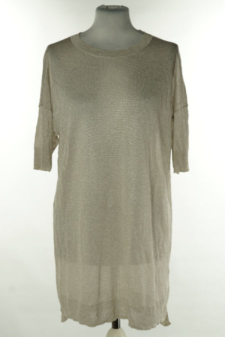 Bluzka beżowa połyskująca