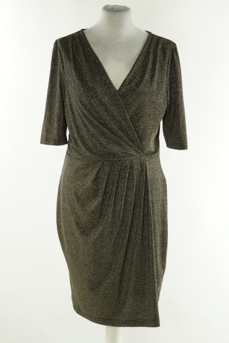 Sukienka czarna brokatowa