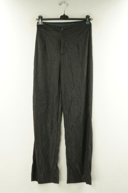 Spodnie materiałowe czarne połyskujące