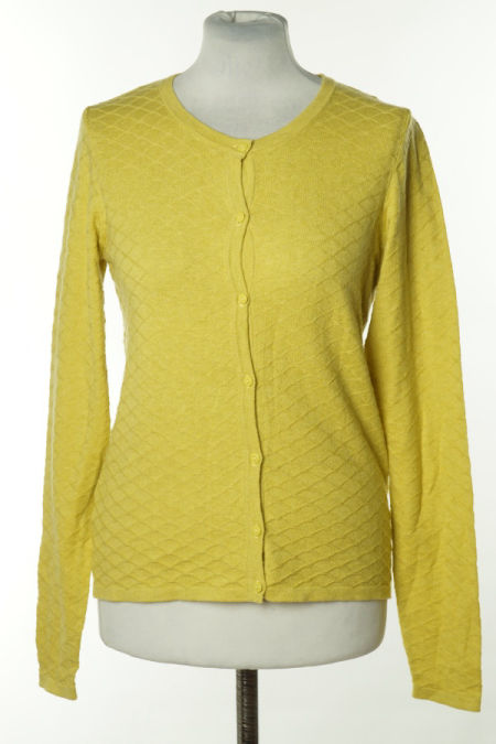 Kardigan limonkowy sweterkowy
