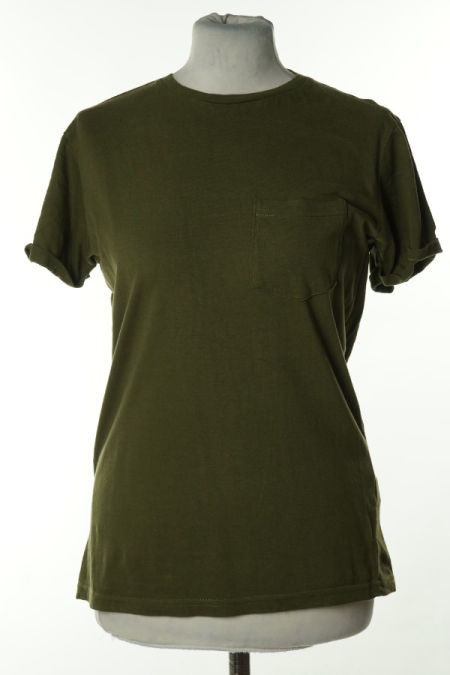 Koszulka zielona z kieszonką