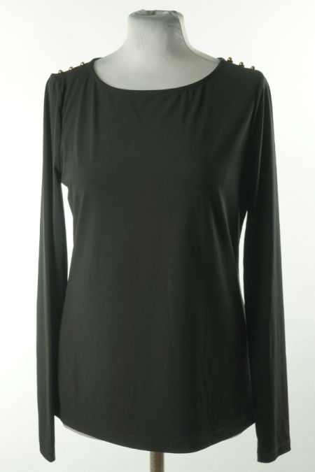 Bluzka z długim rękawem i złotymi kuleczkami