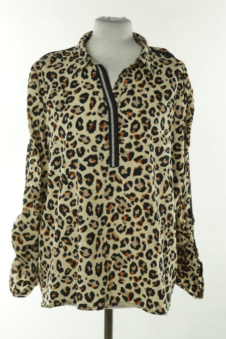 Bluzka beżowa w cęti