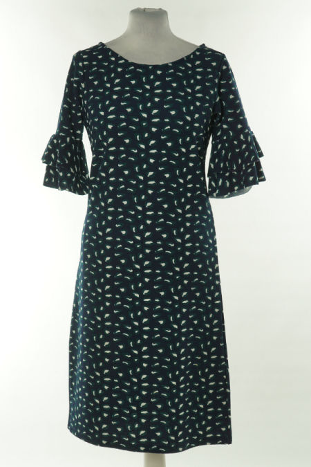 Sukienka granatowa wzorki