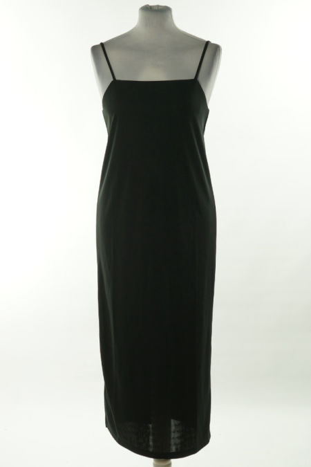 Sukienka czarna gładka na ramiączkach, H&M