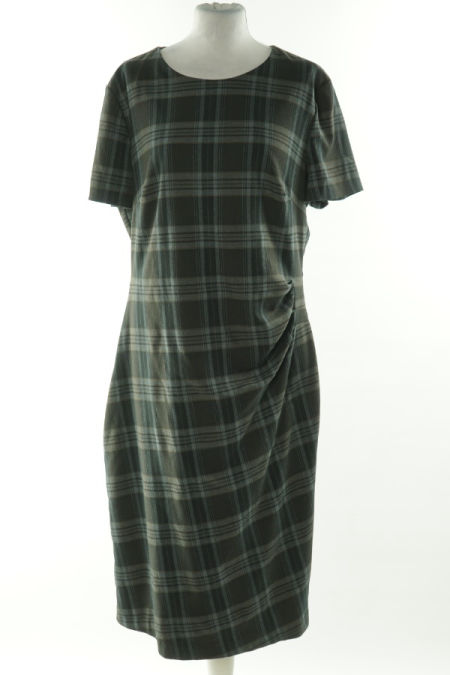 Sukienka czarno-szara w kratkę