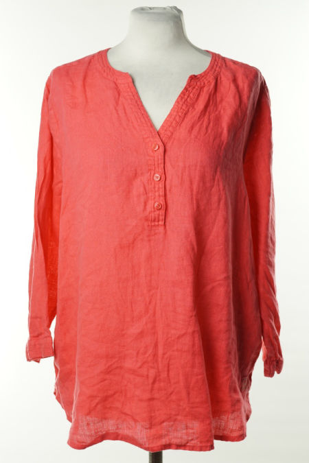 Bluzka malinowa, 100% len