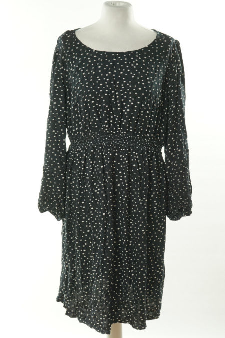 Sukienka czarna w białe kropki