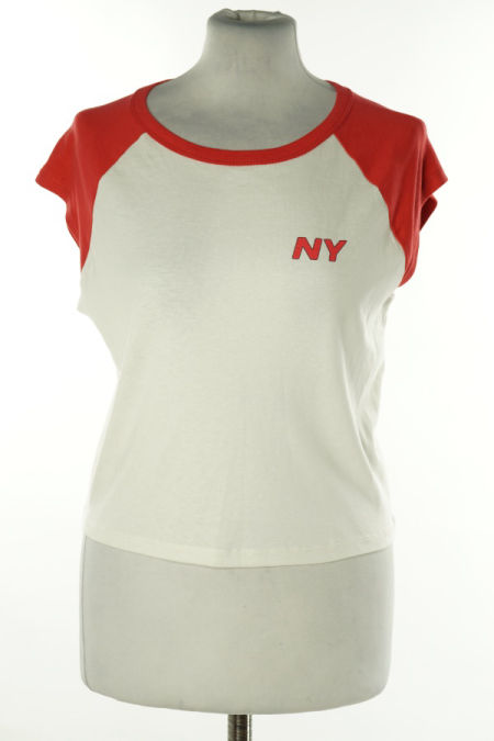 Koszulka biało-różowa, PRIMARK