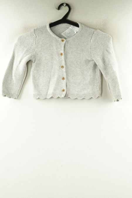 Sweter szary zapinany na guziki