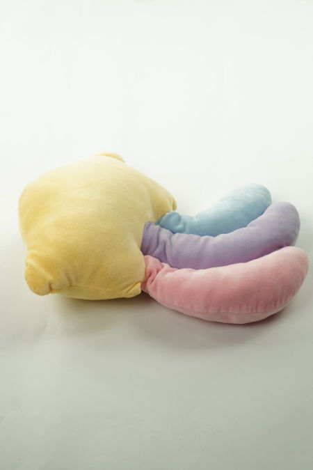 Poduszka wielokolorowa gwiazdka