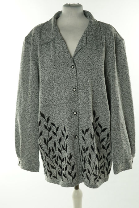 Koszula szara ze zdobieniem i poduszkami