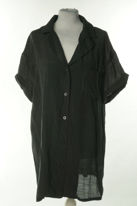 Koszula czarna z krótkim rękawem