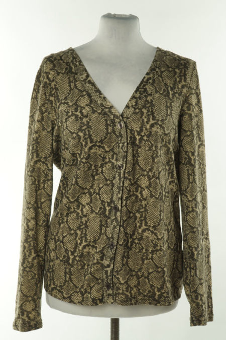 Bluzka brązowa wężowa